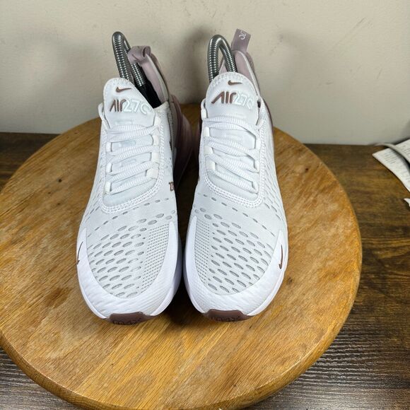 Nike Air Max 270 White Platinum Violet Women's Size 6.5 Shoe Sneakers AH6789-120 - Picture 2 of 9